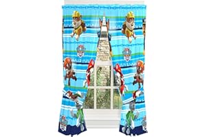 Franco Kids Window Curtain Panels Drapes Set, 82 in x 63 in, Paw Patrol