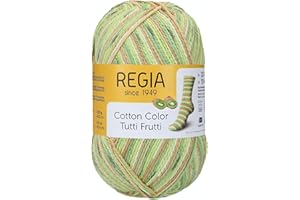 Schachenmayr Regia Cotton Color, 100G kiwi Handstrickgarne