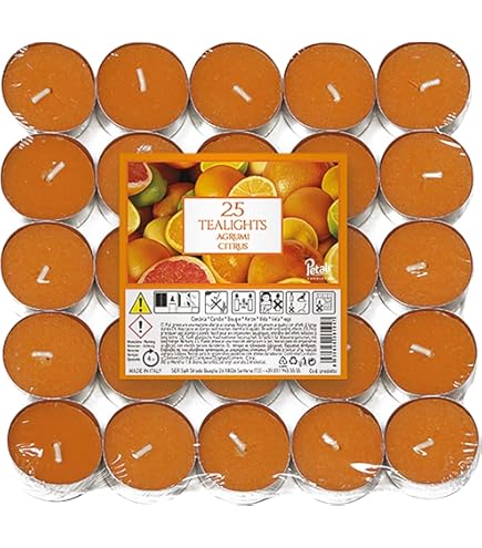 Atmosphera Lot De 30 Bougies Chauffe-Plat Parfumées 3,7cm Framboise