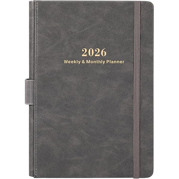 2026 A4 Week To View Diary With Soft PU Leather Padded - View #12