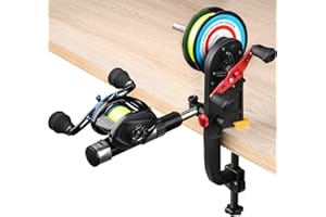Plusinno Angelschnur-Spulen-Set, multifunktional, Baitcast-Spule, Angelschnur-Winder