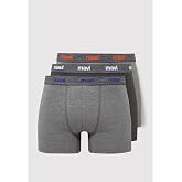 3l&uuml; Gri Basic Boxer Seti 0911407-23854