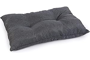 Royal Schneider Sitzkissen Kissen Polster Auflage Rückenkissen Loungekissen Lounge Bodenkissen Anti-Rutsch-Unterseite, Graphit - 5502, 50x40 cm - Rückenkissen