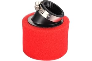 WOOSTAR Filtro Aria Spugna Moto 42mm Sostituzione per 125cc 140cc 150cc 200cc CRF KLX ATV 4 Wheeler Quad Scooter Dirt Pit Bike Rosso