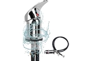 DIOCHE Rubinetto per Lavabo per Shampoo Salone, Valvola Miscelatrice Rubinetto per Ciotola per Shampoo Professionale Accessori per Parrucchiere per Lettino per Shampoo