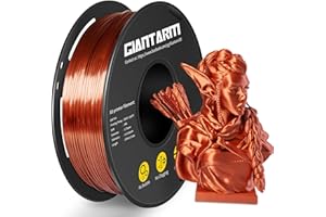 GIANTARM Silk PLA Filament 1.75mm, Filament PLA pour imprimante 3D, bobine de 1kg, Silk cuivre