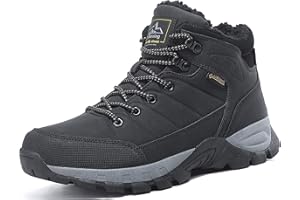 ARRIGO BELLO Chaussure Homme Hiver Bottes Homme Bottine Chaud Fourrées Neige Extérieur De Marche Randonnée Boots Taille 41-46