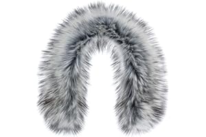 Futrzane Classic Pelliccia per Cappuccio - Collo in Pelliccia Sintetica di Pelo