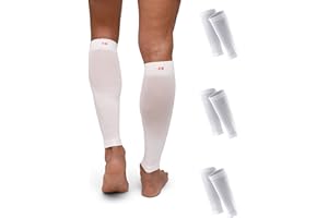 ‎DANISH ENDURANCE DANISH ENDURANCE Waden-Kompressionsstrümpfe ohne Fuß (1 | 3 Paar), Wadenbandage, Kompressionsstulpen, 21-26 mmHg, Unisex, für Damen & Herren