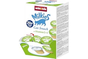 animonda Milkies Power, latte per gatti porzionato, Balance, 4 x 20 capsule da 15 g