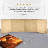 DiceLand DND DM Screen T&uuml;rk&ccedil;e GM Panel &ndash; Katlanabilir Oyun Y&ouml;neticisi Ekranı (TTRPG Aksesuarı) (Smaug'un &Ouml;fkesi)