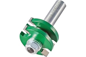 Trend CraftPro Tongue and Groove Router Cutter Bit, 1/2 Inch Shank, 3.2mm Cut Length and 9.5mm Cut Diameter, Tungsten Carbide Tipped, C158X1/2TC