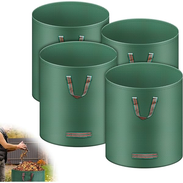 Sacchi Da Giardinaggio GardenMate 272L - Set Di 2 In Polipropilene Resistente E Idrorepellente