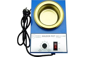 Prince August Pot à souder à faible point de fusion en métal pour coulée de loisirs.