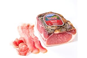 ‎WOLF Speck di Sauris, Made with Traditional Smoking Method, Matured for at least 4 Months, Gluten Free, Vacuum Packed, 0.7 kg (Minimum Net Weight Guaranteed)