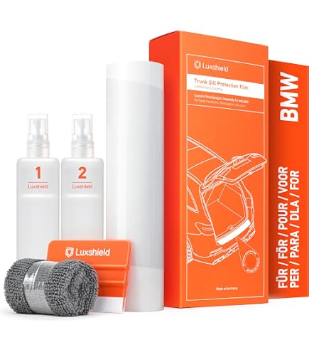 Protection Seuil Arrière ABS Pour BMW Série 1 E87 2007-2011 - Noir, Fixation Ruban 3M, Protège Pare-chocs Des Rayures - 7