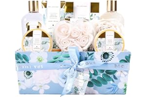 ‎SPA LUXETIQUE SPA LUXETIQUE Beauty Set für Frauen - Bad Geschenkset 12-teiliges Geburtstagsgeschenk, Jasmin Duft Spa Set, Wellness Set für Frauen, Bad Geschenke für Geburtstage und Feste Muttertagsgeschenk
