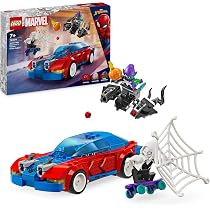 LEGO Marvel Spider-Man Race Car & Venom Green Goblin, Super Hero