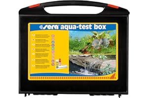 sera Aqua Test Box | est Box (CU) | Test de l’Eau pour Aquariums d’Eau Douce | 9 Tests pour Les paramètres de l’Eau Les Plus Importants | Manipulation Rapide et Facile