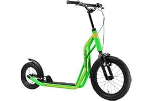 STAR SCOOTER Patinete Infantil 2 Ruedas a Partir de 7-8 años | Kick Scooter 12/16" neumáticos, Ajustable en Altura para niñas y niños