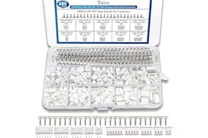 CRRYNUO 580 Stück JST-XH Stecker Kit, PH 2.0 2/3/4/5/6-poliges JST Adapter Männlich und Stecker Buchse, Adapterkabel,2,54 mm Weiblich Metall Pin Verbinder, Adapter F-066-580PCS