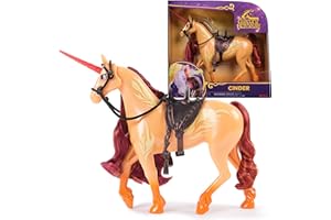 Unicorn Academy, Cinder Licorne avec Mouvement de tête, 2 Accessoires d'équitation, 27,9 cm, Compatible avec Les poupées Valentina Fashion, poupées et Jouets Licorne pour Filles