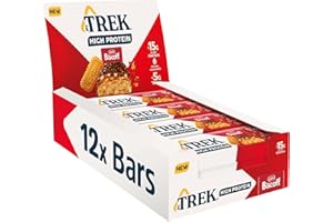 JB's TREK High Protein Biscoff Bar - Plant-based protein - High Fibre - 12 x 55g
