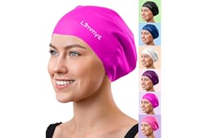 Cuffia da Nuoto Premium Limmys per Capelli Lunghi – Cuffia in Silicone Morbido – Vestibilità Confortevole, Extra Spazio, Resistente al Cloro, Ipoallergenica – Approvata da Nuotatrici di Tutto il Mondo