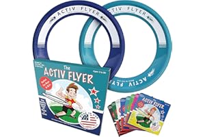Activ Life Frisbee Ultimate [Pack de 2] Vuela Recta sin lastimarte – Frisbee Niños 80% Más Ligeros – Reemplaza el Tiempo de Pantalla por Juegos de Playa Saludables – Juegos Al Aire Libre para Niños y