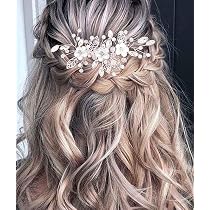Bandeau Mariée Mayelia - Couronne Fleurs Argent Perles Strass | Accessoire Cheveux Élégant Pour Mariage