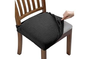 Fuloon Coprisedie, 4 Pezzi Coprisedia Elasticizzato Universale,Fodere Sedie Lavabili Removibili per Hotel,Arredamento Ristorante