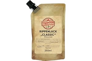 EASTWOOD BBQ / BIG DADDYS Big Daddys BBQ Rippenlack "Classic" Moppsauce / Glaze (1 x 250 ml) | Mopping Sauce zum Glasieren und Moppen von Spare Ribs und anderen Barbecue Gerichten