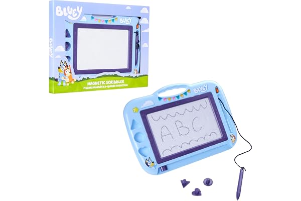BlueY Ardoise Magique Enfant Ardoise Magnetique pour Dessin et Ecriture avec Stylet et Tampons Jouet Garcon Fille 3 Ans
