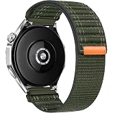 Teknoft 22mm ile Uyumlu Saatler i&ccedil;in Wave Loop 46mm Yumuşak Kumaş Kordon HUAWEI Watch (GT6 Pro/GT6/GT5 Pro/GT5/GT4/Watch 4 Pr