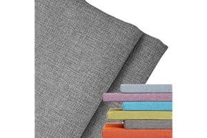 ELYSYSRL 5cm Dicke Sitzkissen Bank Bezug, Ersatzbezug für Sitzauflage, Leinen Bezug für Bankauflage Bankkissen, Gartenbank Auflage Outdoor Bezug, Waschbare Sitzauflage Kissenbezug(Grau,40x40x5cm)