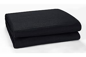 EHC Classic Rib Throw, Sofa Bed Throw Bedspread - 150cm x 200cm (60" x 80") Fits most 2 seater Sofas Settee Arm Chair & Single Bed Throw, Black