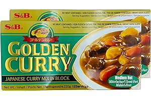 S&B FOOD Ybest S&B Golden Curry Medio Picante - 220 g X 2Unidades