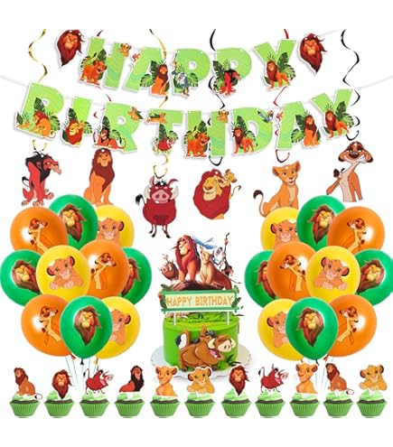 Cartes D'invitation Anniversaire Roi Lion - Lot De 10 - Papier De Qualité - Espace Pour Message Personnalisé