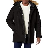 GUESS M0BL64 WDA60 Parka Outerwear and Jackets Men Black L : Amazon.co.uk:  Clothing