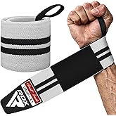 RDX Weight Lifting Wrist Wraps Support, IPL USPA Approved, Elasticated Pro 18” Cotton Straps, Thumb Loop, Powerlifting Bodybu