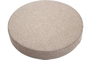 uyeoco Cojín para Silla Cojín de Espuma de Memoria Cojín Redondo para Silla Cojines 40x40cm/45x45cm/50x50cm Estera Oficina Dormitorio Salón Cocina(H,40x40x5cm)