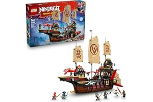 LEGO NINJAGO Perła Świątyni, zestaw konstrukcyjny z sześcioma minifigurkami, w tym Cole’em, pomysł na prezent dla nastolatków, model kolekcjonerski i ozdoba do pokoju chłopca i dziewczynki 71848