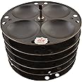 Jain Stainless Steel Nonstick 6 Plate Idly Stand | Idli Maker | Nonstick Idli Stand with Holes for 10 LTR Prestige Pressure Cooker (24 Idly).