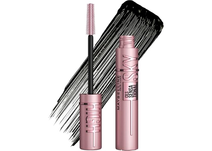 Maybelline New York Sky High Mascara für extreme Länge & volles Volumen, Tower Flex Bürste für Definition bis in die Spitzen,…