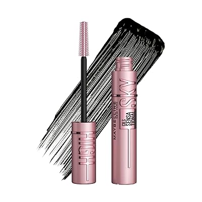 Maybelline New York Sky High Schwarze Wimperntusche für extrem lange Wimpern und Volumen, Lash...