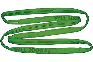 Elingue Cravate 3 m/Vert/ 2 000 kg/ 4 000 kg