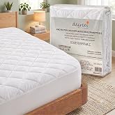 Degrees Home 2Basic Reversible Mattress Protector, Ultra-Soft, Padded and Breathable (80 x 190/200) &ndash; Adjustable up to 32 cm,