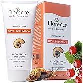 100ml. Bio Crema de Baba Caracol. Hidratante Facial con Ácido Hialurónico y Vitamin C. Ingredientes Antiedad y Antiarrugas pa