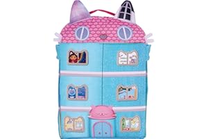 Schmidt Spiele 42804 Gabby's Dollhouse - Casa de muñecas (3 Figuras y Ascensor, 41 cm), Multicolor