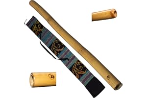 Australian Treasures - DIDGERIDOO - PRO-series 120cm - didgeridootasche - didgeridoo für anfänger. KOSTENLOSER DIDGERIDOO-SCHLÜSSELANHÄNGER UND RABATTGUTSCHEIN FÜR DIDGERIDOO-UNTERRICHT INKLUSIVE